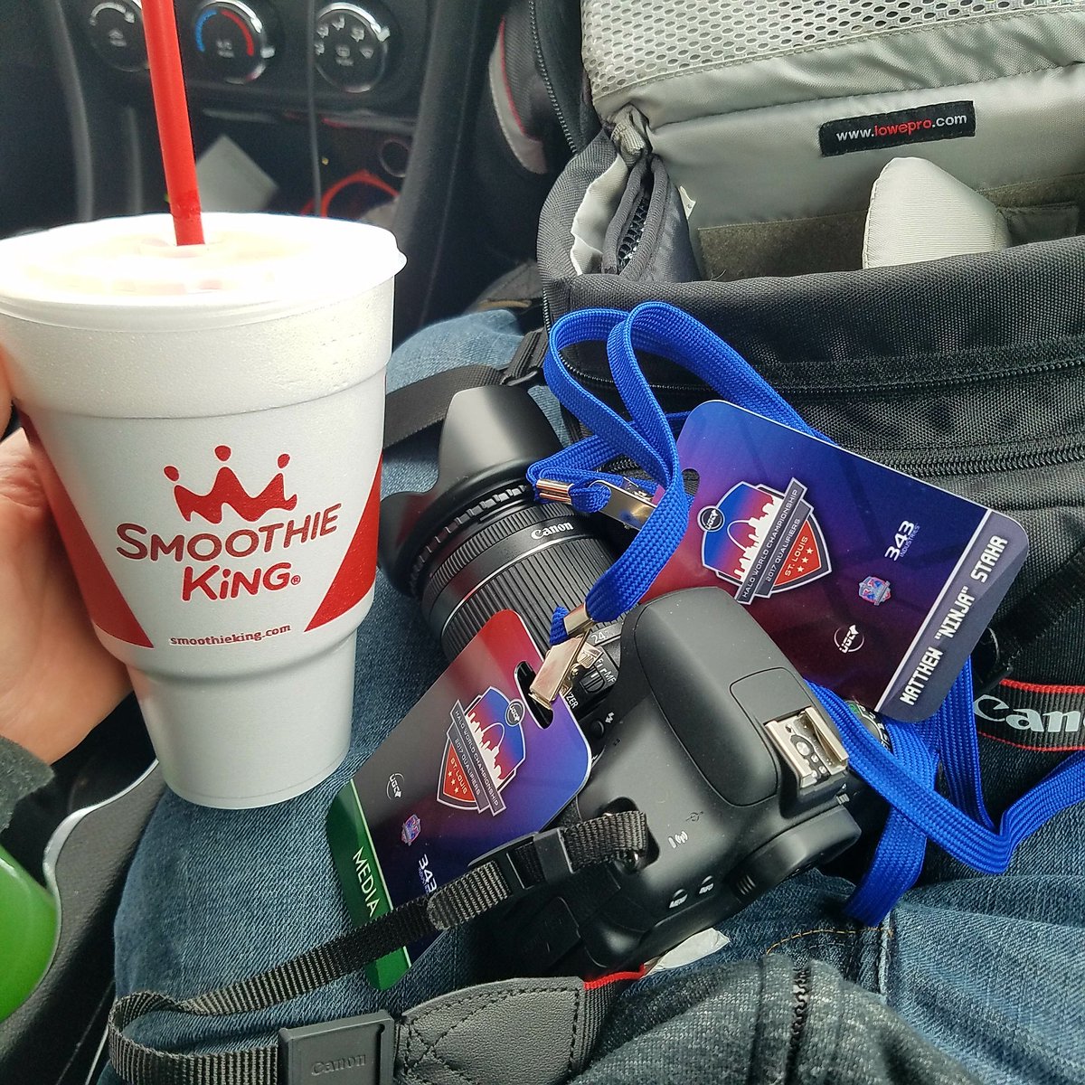 N1NJAStahr's tweet photo. Got my @SmoothieKing LET'S GET IT!
Champ Sunday @UGCevents @HCS
#UGC50k #HaloWC #Halo #UGCSTL https://t.co/aFzin5JtEB