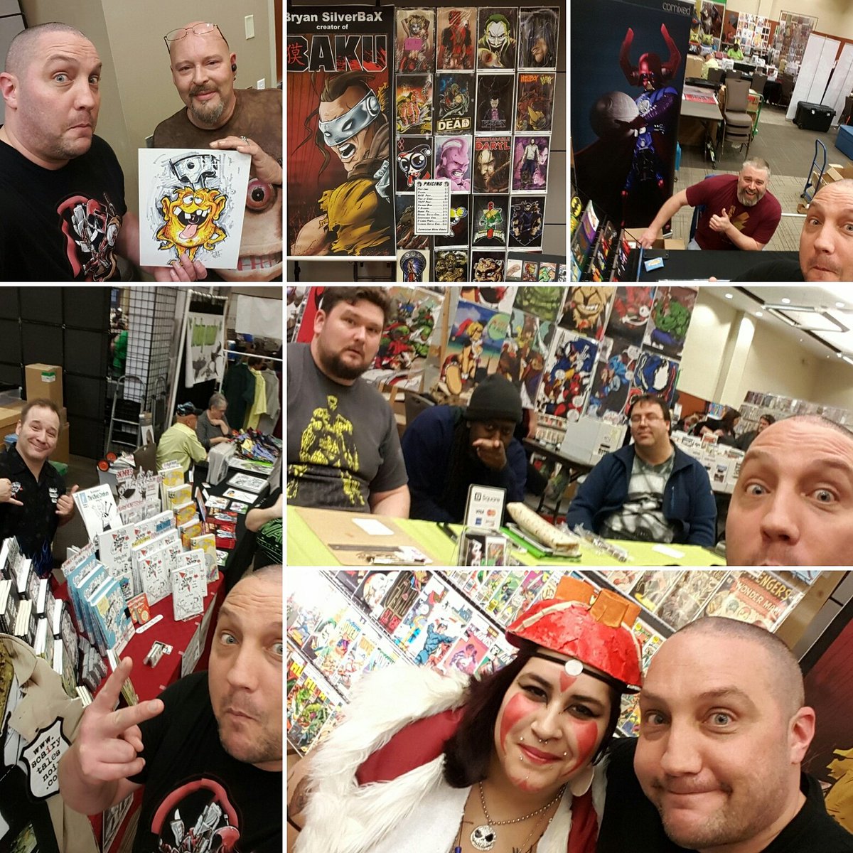 bryansilverbax's tweet photo. had a great time n #artistalley @ #shelbycomiccon thx to every1 who came out. #scairytales #comixed #fanart #anime #comicbook #comicartist https://t.co/2olGVpSvdp