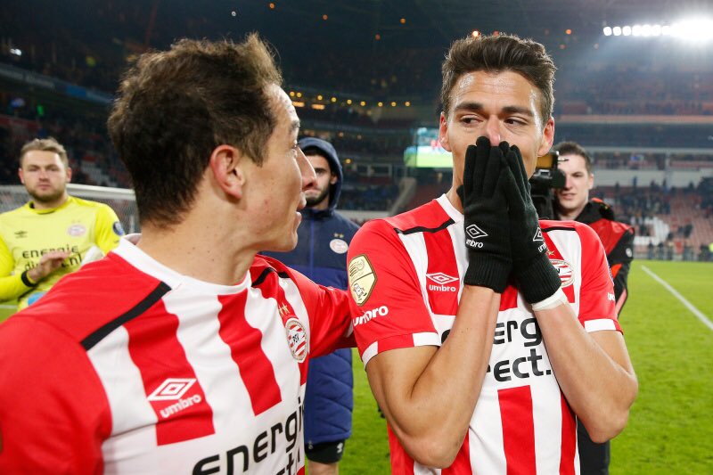 psveindhoven's tweet photo. What a match, what a match @HectorMorenoh! 🙌🏻 https://t.co/j665sL4ohI