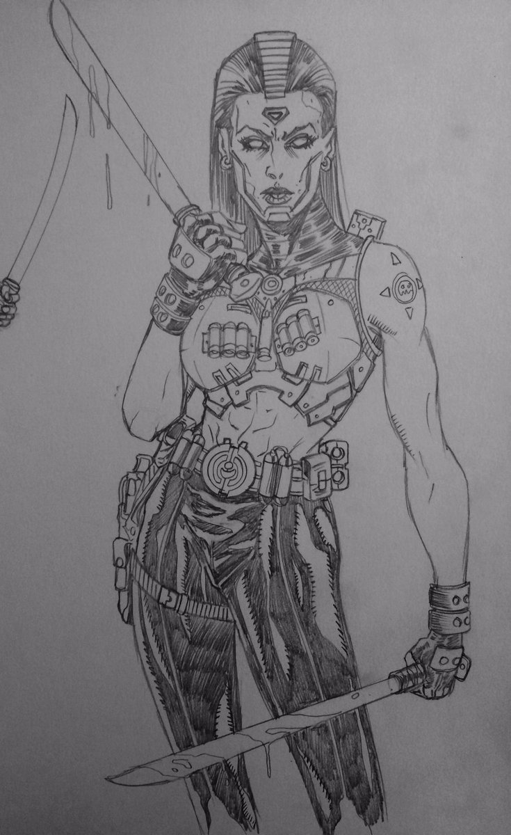 batmankm's tweet photo. Alternate @zgirl4tigers issue #6 cover pencil drawing of Z-Girl. #sexy zombie #makingcomics #indicomics #cleaningstudio https://t.co/mG2OfGK266