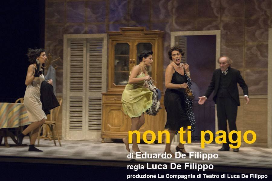 CompagniaLDF's tweet image. NON TI PAGO di Eduardo l'ultima regia di Luca De Filippo da martedì 24 a domenica 29 gennaio alla @StabileGenova - Teatro della Corte.