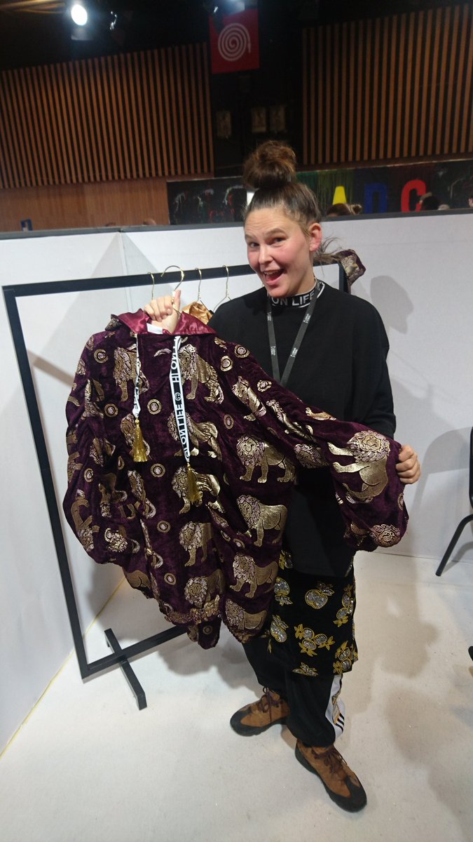 NOTJUSTALABEL's tweet photo. We are in Paris today for the #TheFutureOfFashionProgram finals with @whosnextdotcom Here is @HIONLIFESTORE streetwear with soul from Ghana! https://t.co/lSDAPL97Xb