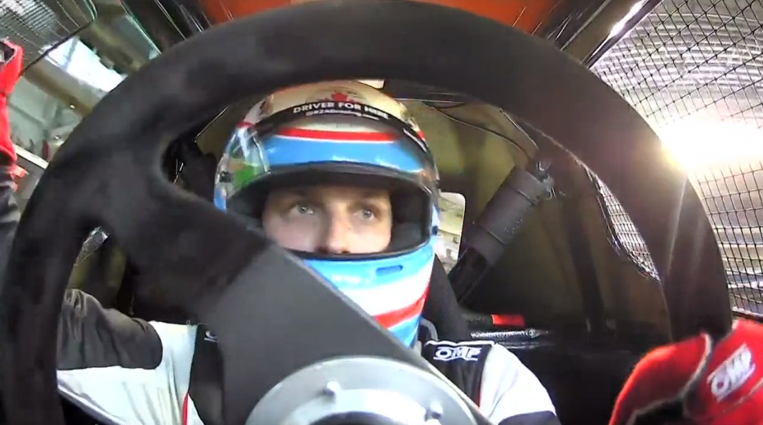 RaceOfChampions's tweet photo. @rzadracing does it again! He beats Rossi AND Speed. Somebody give this guy a professional drive! #ROCMiami #ROCFactorCanada https://t.co/pQf6sOvCbS