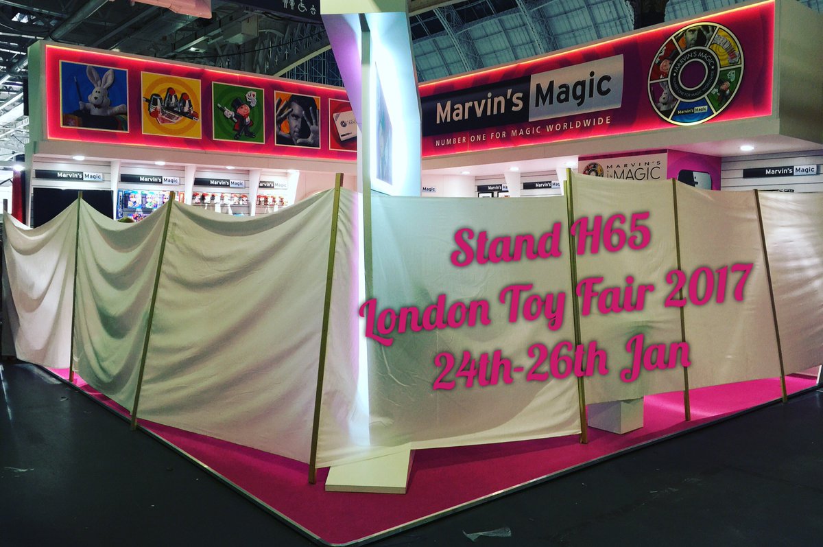 marvins_magic's tweet photo. What’s new at Marvin’s Magic for 2017?  Come and find out at the #toyfair17 #london 24th - 26th Jan #olympia #magicmadeeasy #marvinsmagic https://t.co/umKrzaXHst