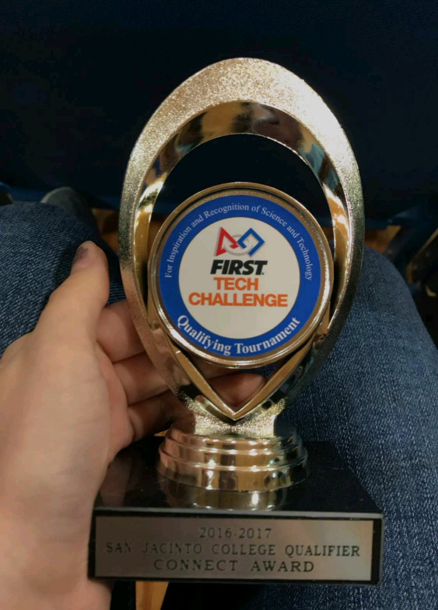 proud to say we got the connect award at our last chance qualifier. we only had one veteran there to guide us!!!