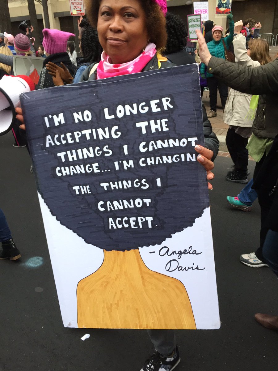 latebloomingles's tweet photo. Serenity is overrated #WomensMarchOnWashington https://t.co/coZuZ6c1j1