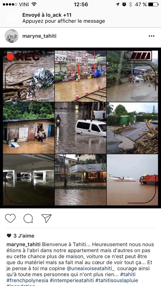 betahiti's tweet photo. Du lourd ce matin à #Tahiti #Inondation #heavyrain #river #airport #houses #cars #tunnels #road #broken #flood #mud #standuppaddle https://t.co/mXPg95HeHo