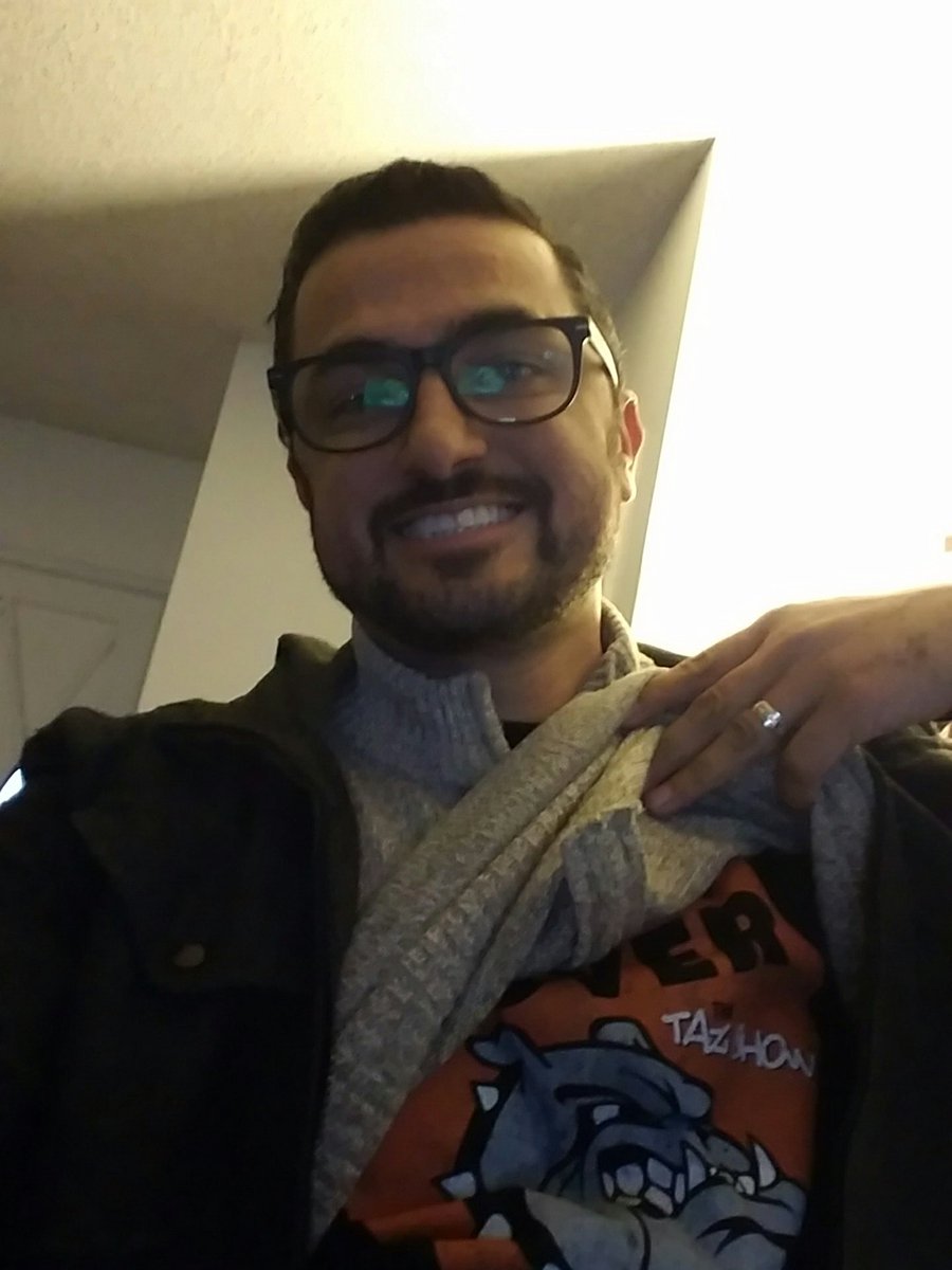 ChandranTheMan's tweet image. I got mine on under all these jackets on this rainy day in L.A. #WeOver #TheTazShow