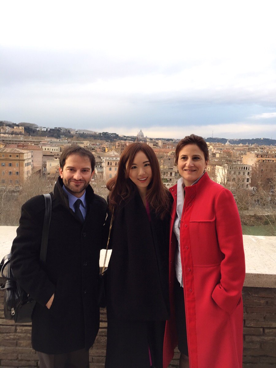 chingyuanwu's tweet photo. All road lead to #Rome. Countries work together to pursue a common #developmentgoal. With Hon. Dr. Ali, Prof. Paola &amp; RSC Chairman Emiliano https://t.co/VVNJivcNaG