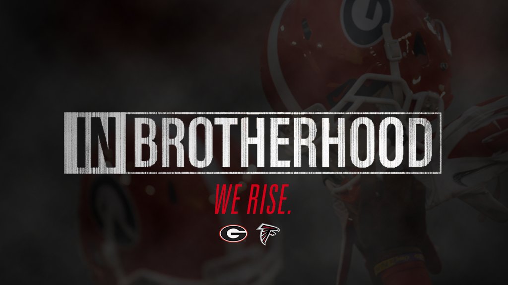 We stand with the <a href="/AtlantaFalcons/">Atlanta Falcons</a> today #InBrotherhood. 
#RiseUp