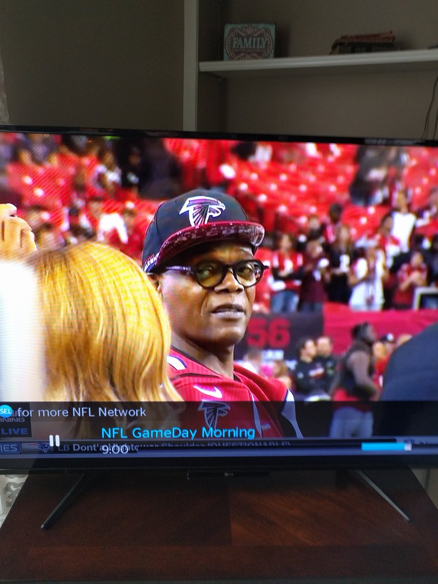 dustinsmillerky's tweet photo. We got Jules Winnifield! #PulpFictionReference #RiseUp Lets go #Falcons #fb https://t.co/adjrw7efDW