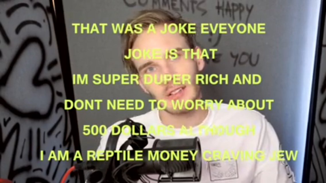 victhedoge's tweet photo. @pewdiepie i love it. True Comedy right here. 😂👌🏻 https://t.co/FkLXa8NTNm