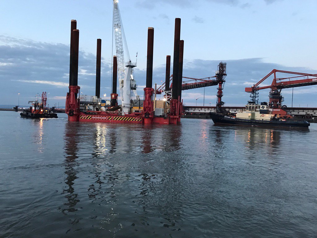 JDMarineandsons's tweet photo. The multicat EFFY D in Bristol assisting with the Fugro wave walker https://t.co/kH59GoFUUa