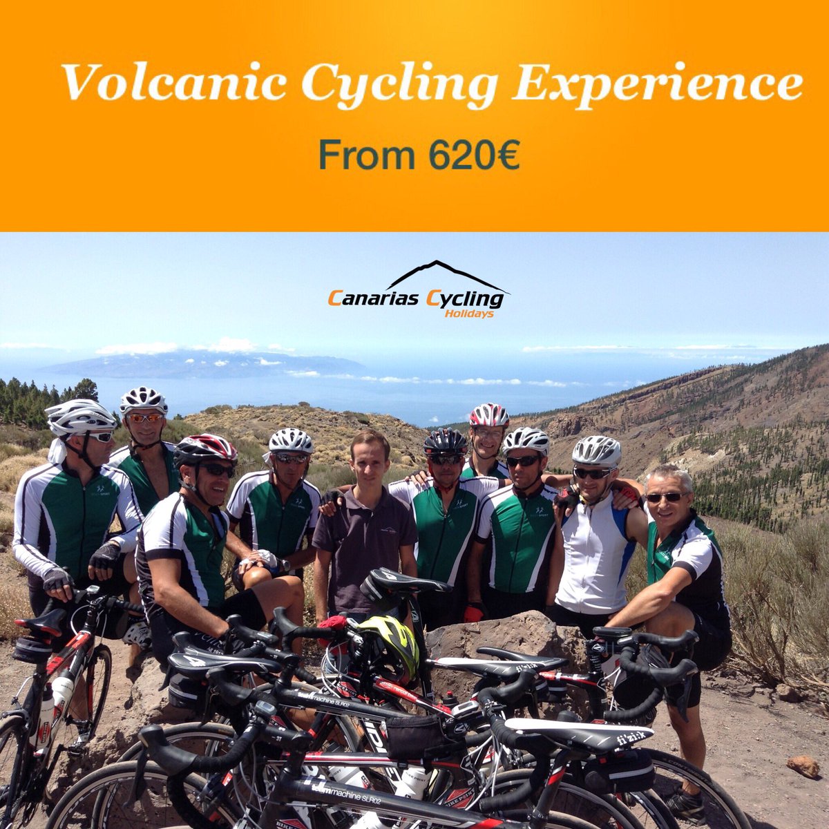 JOIN US! 🚴🏻😉☀️
canariascycling.com
#cyclingholiday #Tenerife #Bikeexperience