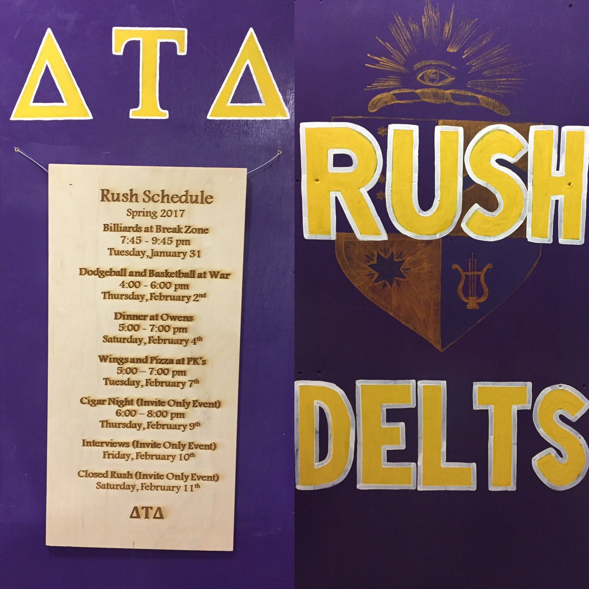 VTDelts's tweet image. Finalized spring rush schedule.  #RushDelts