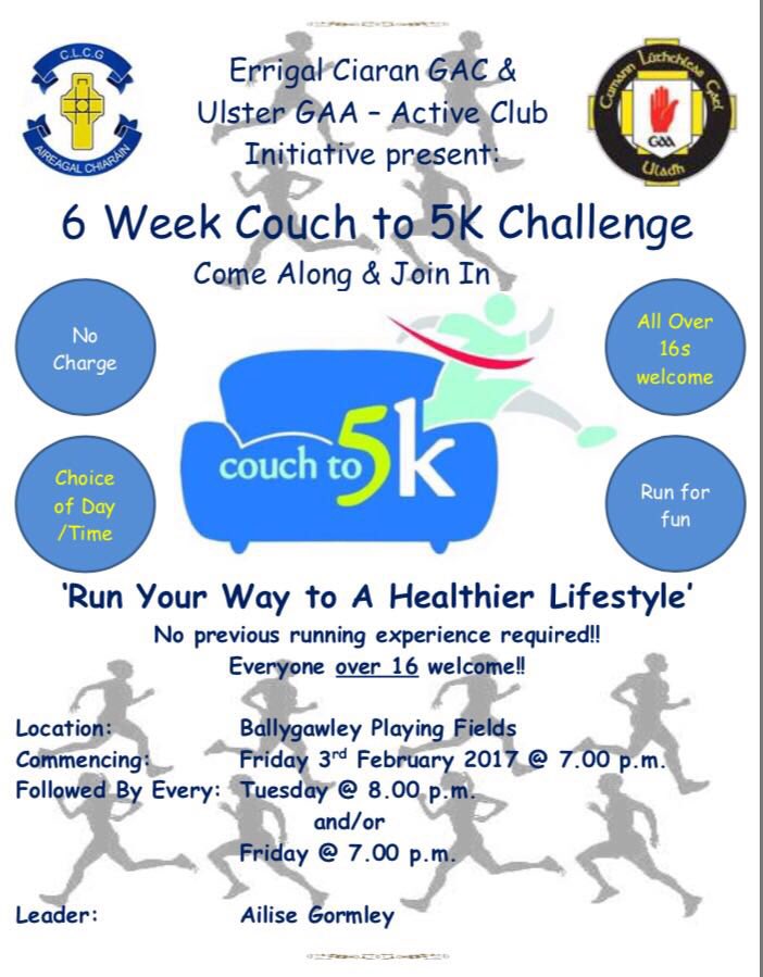 Errigal Ciaran Gac On Twitter Training For Couch To 5k Commences