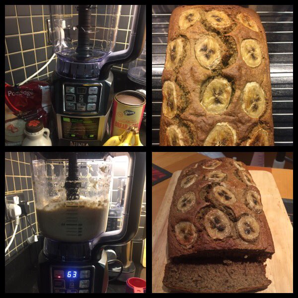 Girlsgoodfoods's tweet photo. 5 ingredient banana bread #bananas #oats #eggs #maplesyrup #breadsoda #delish #foodiefanatics #kitchenantics https://t.co/ZESN8vKe7P