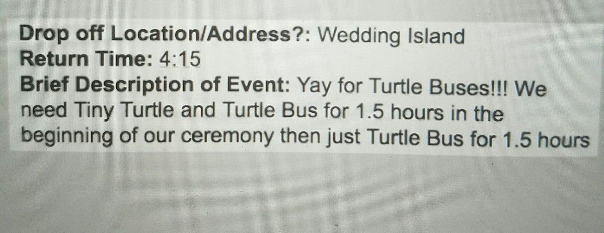 TurtleBus's tweet photo. We feel the same 😆 #vailwedding #beavercreekwedding #turtlebuslife #behappy https://t.co/lWxahe0mRA
