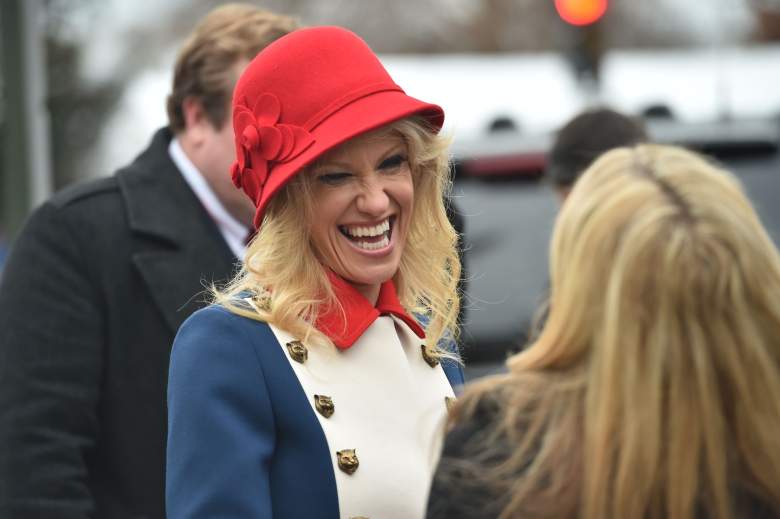 omgchomp's tweet photo. Kellyanne Conway is literally Dolores Umbridge #catbuttons https://t.co/kW6rHpNSpf