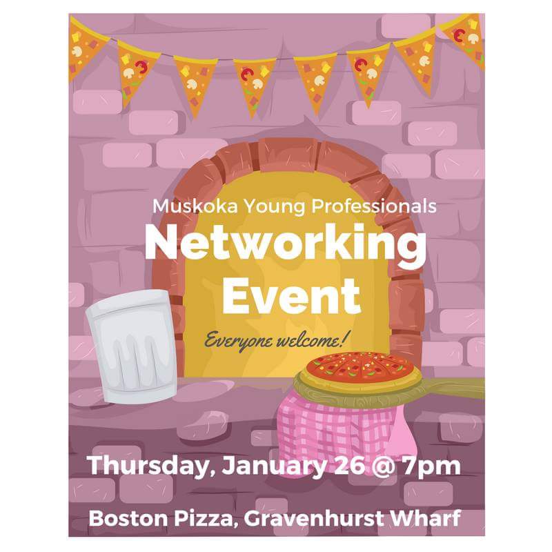 MuskokaYPO's tweet photo. Our next event is this Thursday at @BPGravenhurst starting at 7p.m.!  Come out and meet some of your local Young Professionals. #mypo https://t.co/klav1Oxb0U