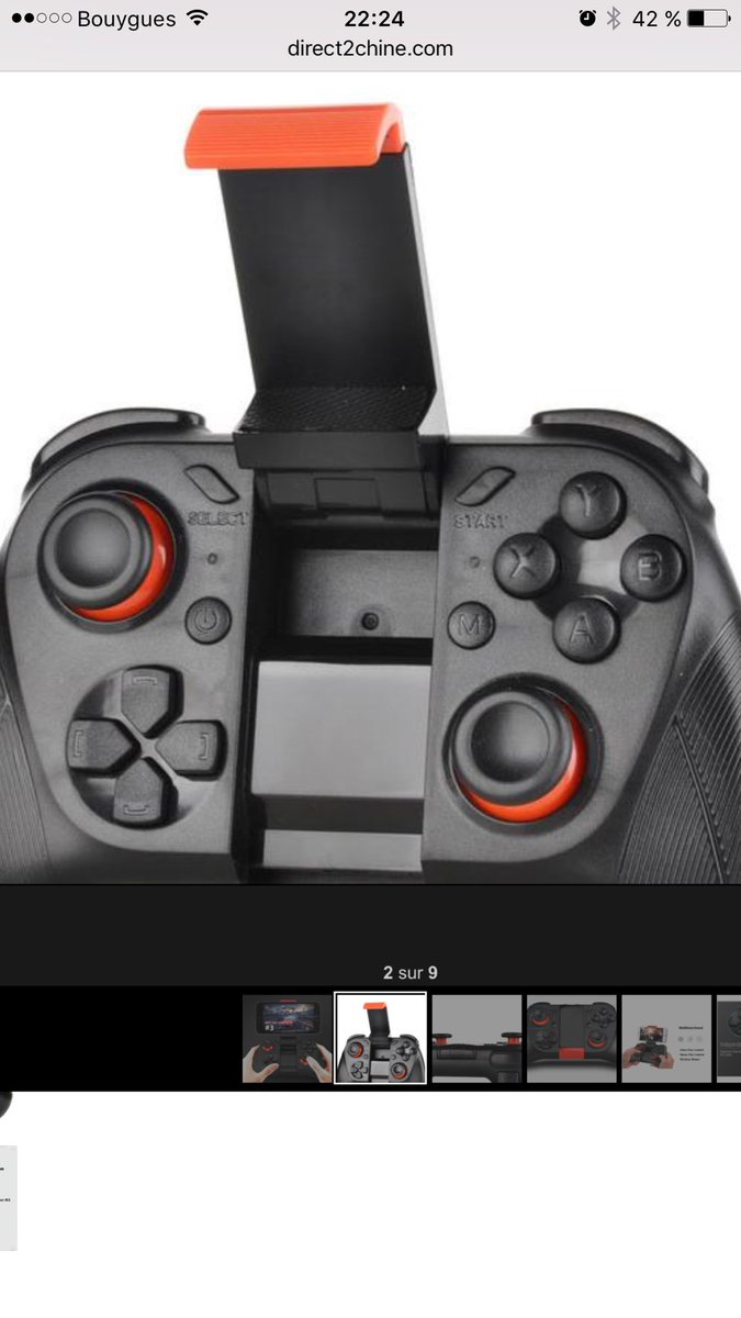direct2chine's tweet image. Manette Bluetooth pour téléphone sur direct2chine.com direct2chine.com/2017/01/manett…  #gamer #iphone @gameone  @EASPORTSFIFA