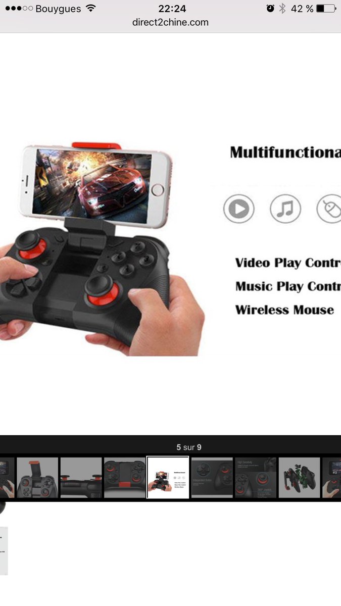 direct2chine's tweet image. Manette Bluetooth pour téléphone sur direct2chine.com direct2chine.com/2017/01/manett…  #gamer #iphone @gameone  @EASPORTSFIFA