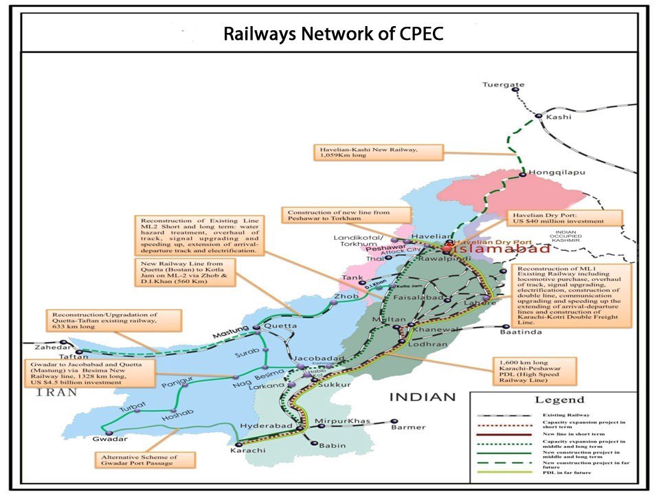 Ml1 Railway Project Map Ahsan Iqbal On Twitter: "This Is Railway Plan For Cpec Which Shows  Karachi-Peshawar-Landikotal Ml1 Project, Should Have Been Shown In Jirga  Https://T.co/Ayfxpovvtw" / Twitter
