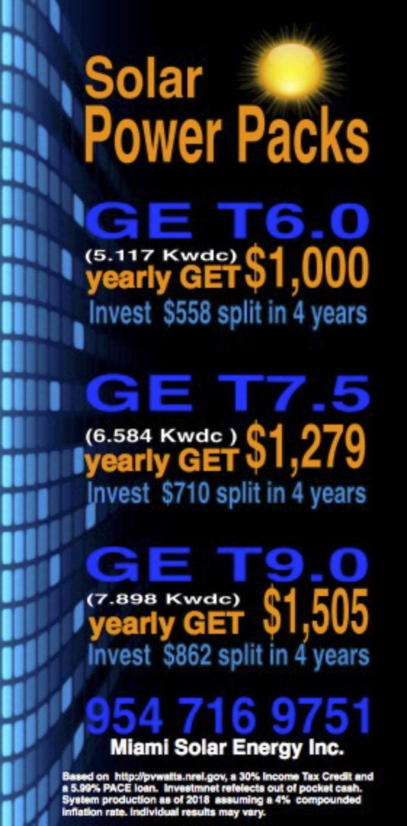 MiamiSolarPanel's tweet image. Cut your FPL 50 to 98%!
