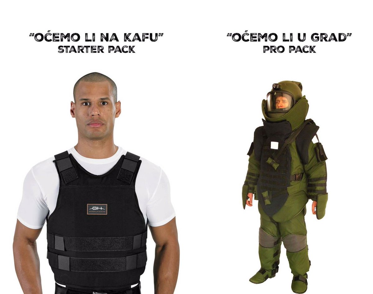 NebojsaMedojevi's tweet photo. Bezbjednosna situacija u CG je tako "odlicna" kako kaže Premijer, da morate imati adekvatnu opremu za izlazak. https://t.co/i0ou9JuKdl