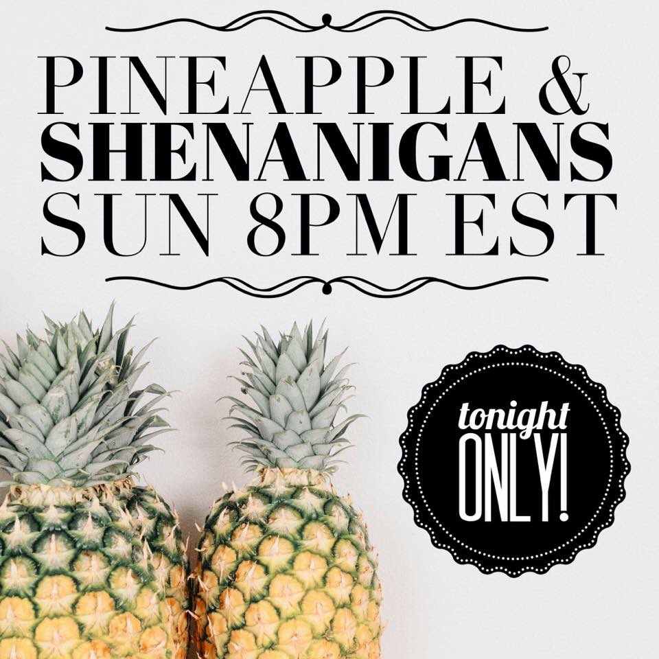 HeatherBacon4's tweet photo. The Pineapple and Shenanigans team take over the LulaHappy Pop up page! Begins tonight at 8pm Est. Don't miss out! https://t.co/RW1wrZQrOr https://t.co/op9xBEGYXW