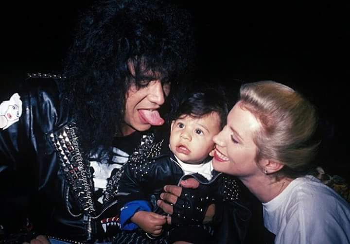 \"Happy Birthday Nick Simmons.\" Gene Simmons. 