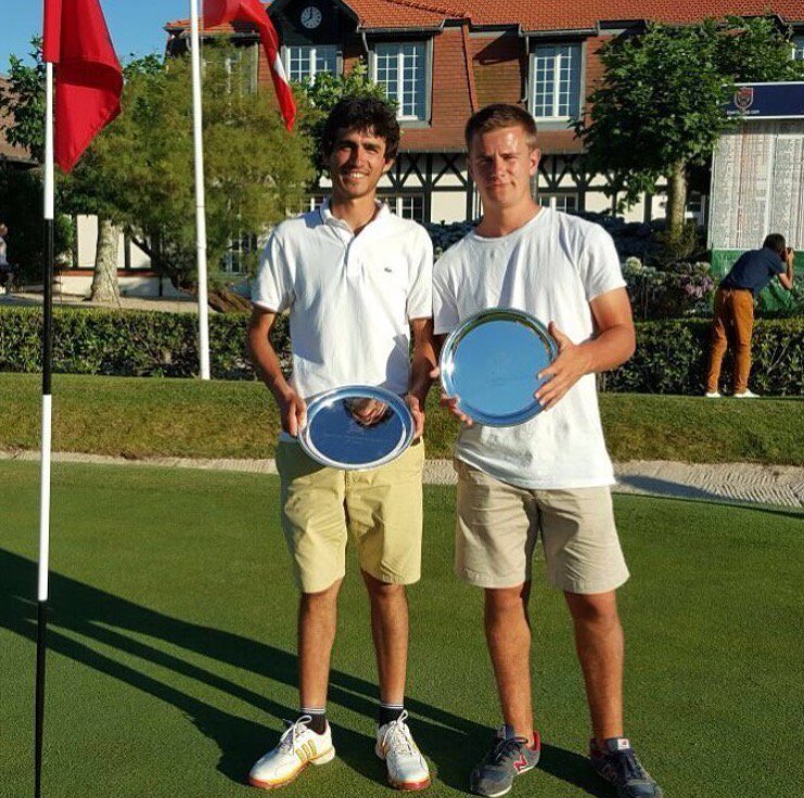 Javier Sainz y Xabier Gorospe en el Internacional de Portugal Masculino -  fvgolf.com/es/ultima-hora…