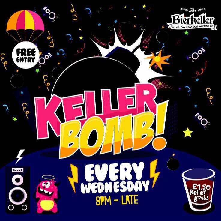 bierkellerLVPL's tweet image. 5th February!! 
💣💣KELLERBOMB 💣💣
£4 steins 🍻🍻
£2.50 Doubles 🍹🍹
FREE ENTRY 😏😏
Be rude not too! #Liverpool #studentnight #ljmu #livuni #HopeUni