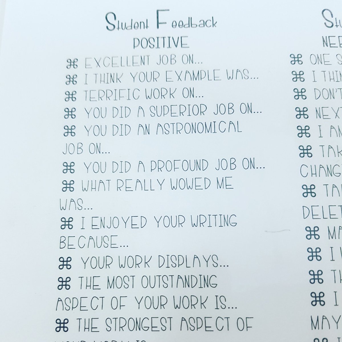 coffeychemistry's tweet photo. Used feedback sentence wheels and sentence frames to help students today for students peer assessing work @JESSScienceDept #JESSfeedback https://t.co/Y4uIKelIm2