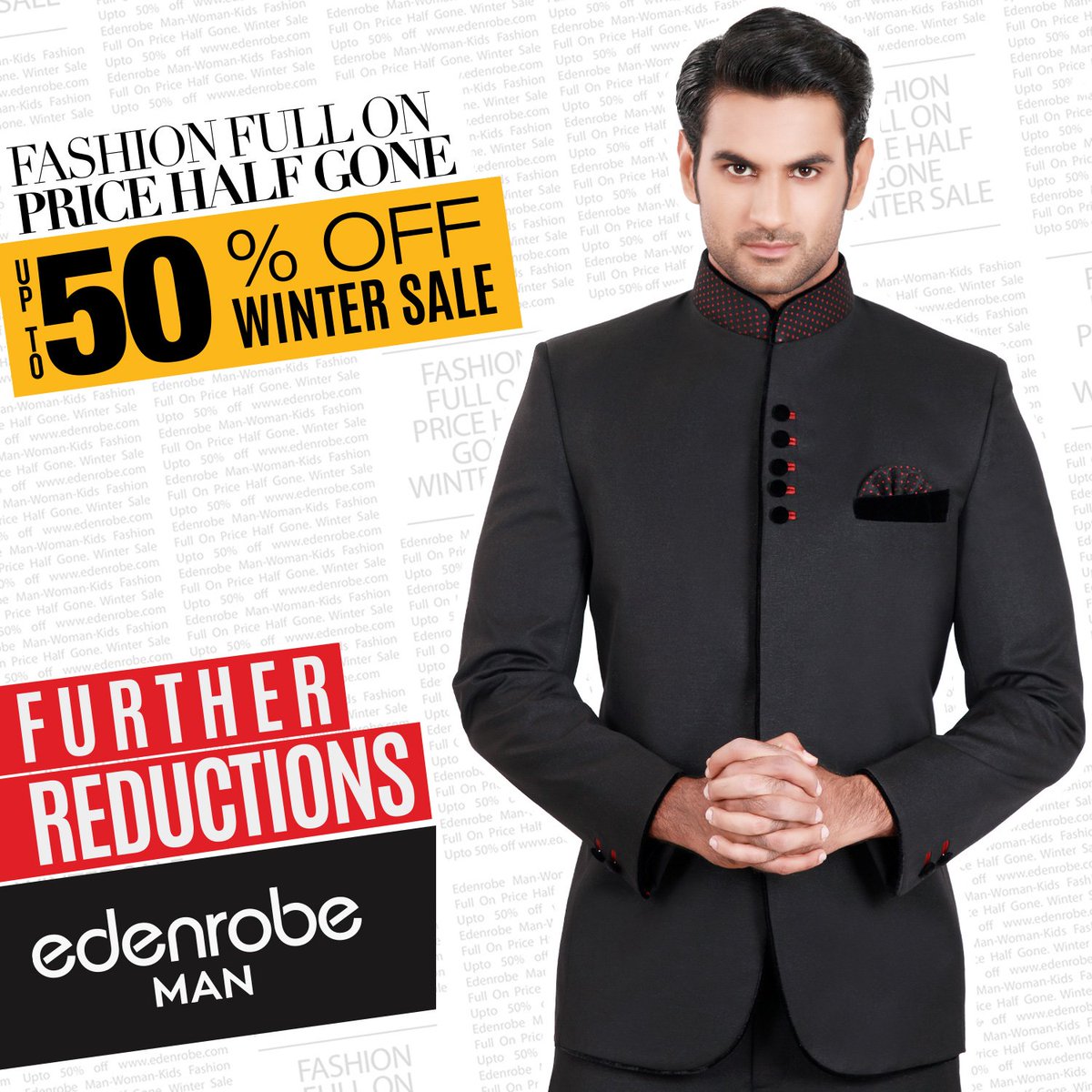Embrace a dapper look for your special occasion. In Stores &amp; Online ►bit.ly/2kMbx4F.
#FashionFullOn #PricesHalfGone