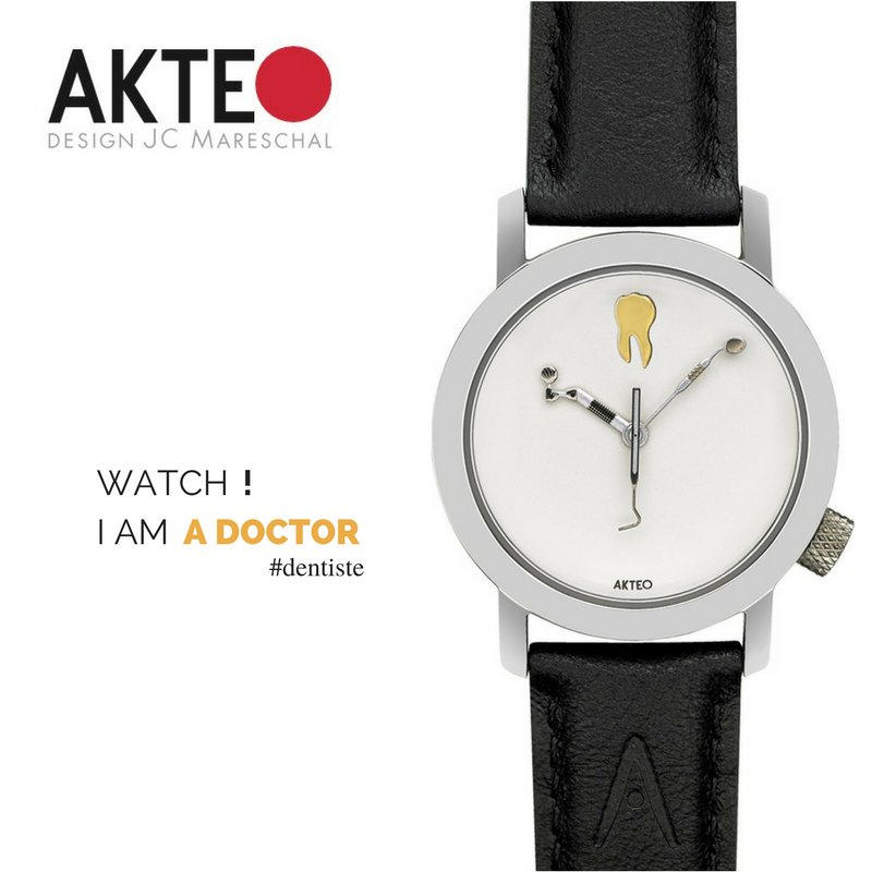 akteo_official's tweet photo. [#dentiste] Retrouvez l'ensemble des #montres thématiques #AKTEO #WATCH sur notre site https://t.co/LVM6mZG4tv ⌚️ #madeinFrance #Besancon https://t.co/B5stYjPSoz