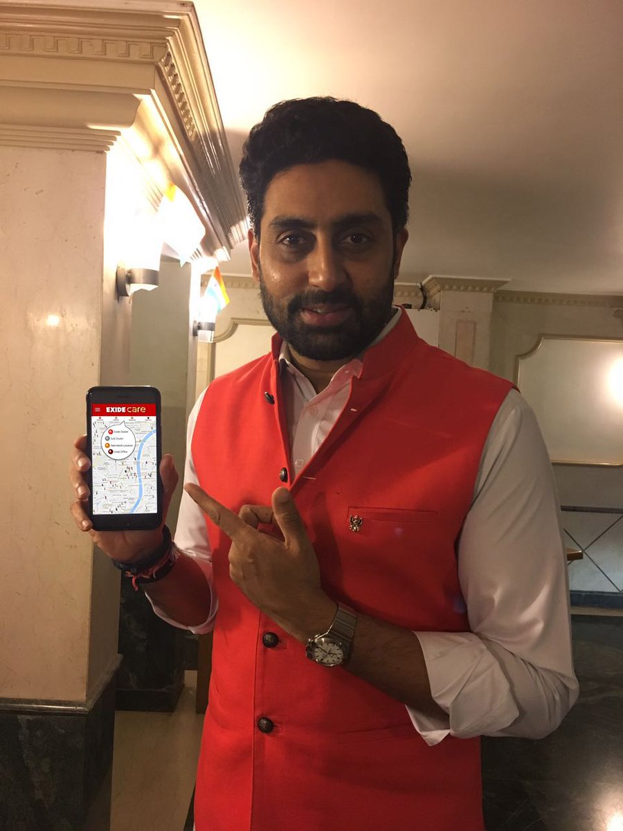 juniorbachchan's tweet photo. Because I care for my dad, I share with my dad. Downloaded @ExideCare app for him. https://t.co/7D0AEb7qcp  #ShareIfYouCare https://t.co/8CLLE2Mj00