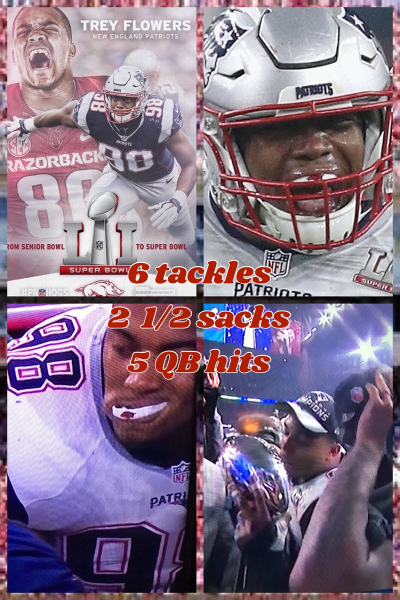 OLINEPRIDE's tweet photo. Woo Pig 🐗 #SuperBowl @III_Flowers https://t.co/nQn1SwG1ma