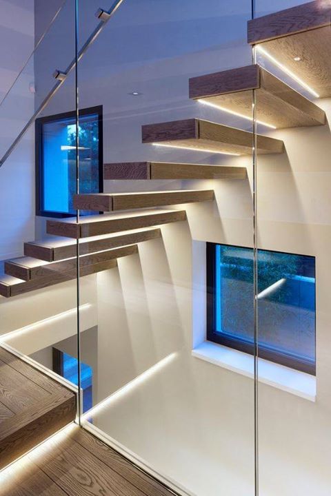 Nos encanta la iluminación de escaleras!! y a vosotros? :)