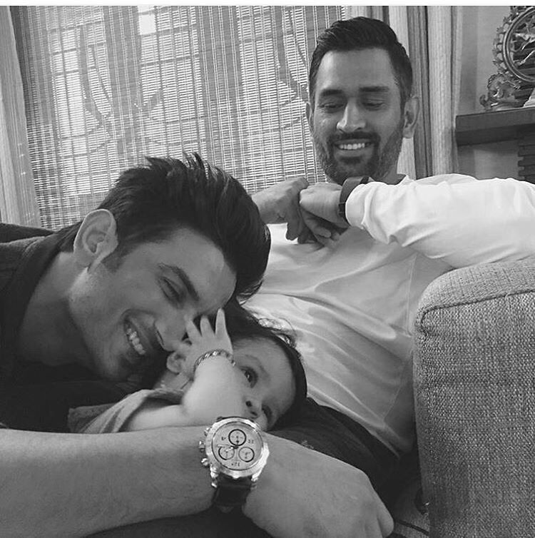  Sushant Singh Rajput wishes MS Dhoni s little angel Ziva a happy birthday in his 