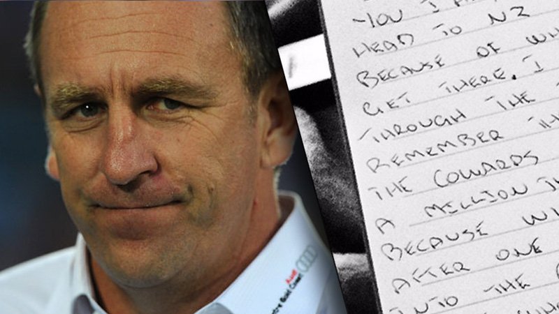 “You have made it in my eyes. You are a loyal, brave fantastic young man.”

#RLFamily

triplem.com.au/sport/nrl/news…