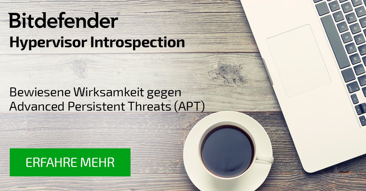 BitdefenderDACH's tweet photo. Nehmen Sie teil beim Webinar: Mehr Sicherheit für Ihre IT mit #XenServer 7 und Bitdefender Hypervisor Introspection: https://t.co/c054Qi9VvY https://t.co/9zwxI8kctf