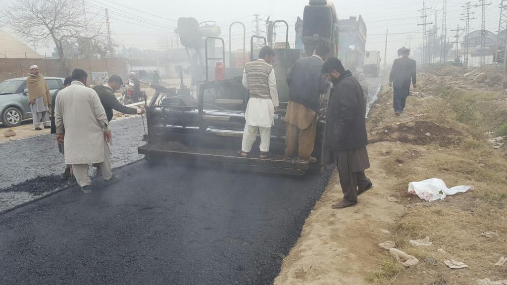 KPEZDMC on Twitter "Final preparation of the roads at Hayatabad