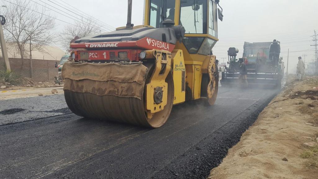 KPEZDMC on Twitter "Final preparation of the roads at Hayatabad