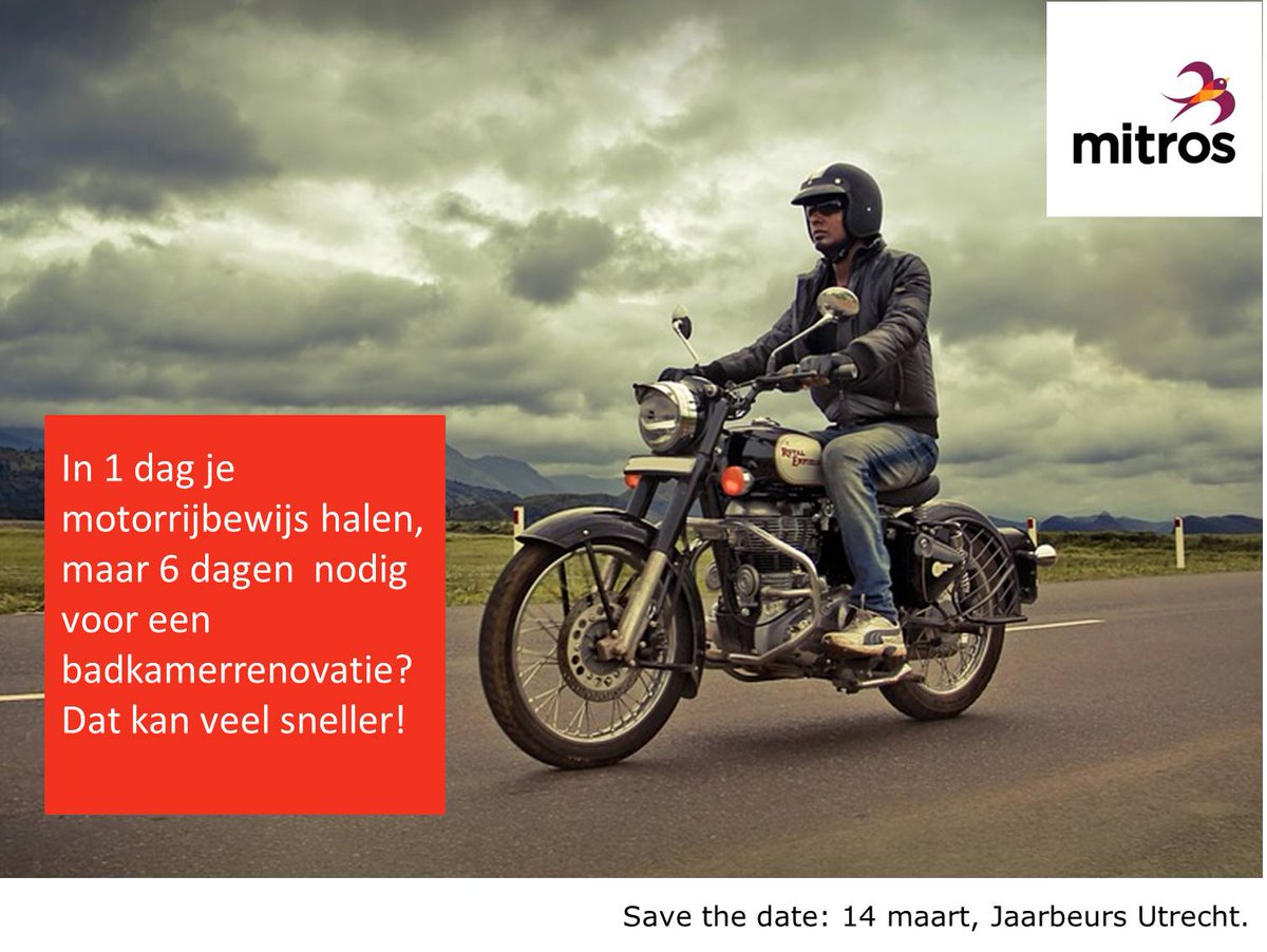 Save the date: 14 maart, Jaarbeurs Utrecht. De finale van de Mitros badkamerchallenge #Mitros #badkamerrenovatiein1dag