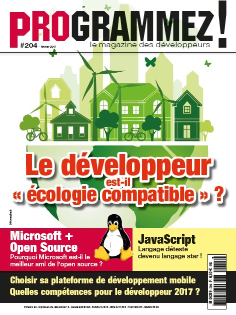 Green_spector's tweet image. #Programmez &quot;Le #développeur est-il écologie-compatible?&quot; @Green_spector à la une du magazine! 💻 #GreenIT #AndroidDev #JavaScript #Web #dev