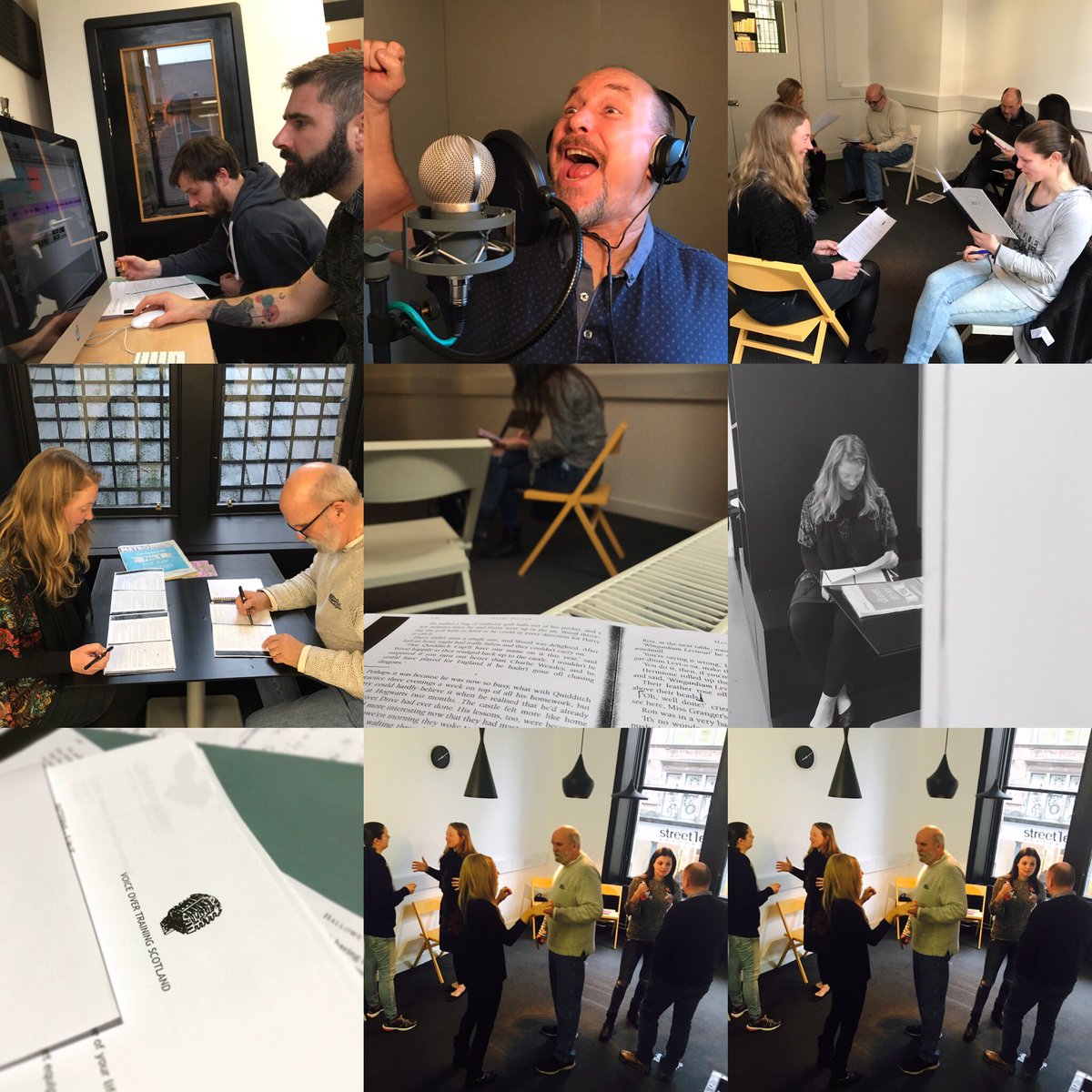 Loads of fun and games on our last course and what a fantastically motivated group. #voice #voiceover #acting