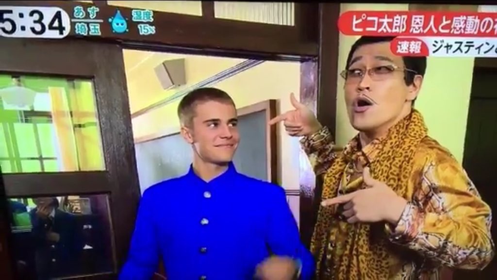 JustinsBieberHD's tweet photo. Photos of Justin Bieber spotted during his video for Softbank campaign in Tokyo, Japan recently. https://t.co/4SNYsY40ZD
