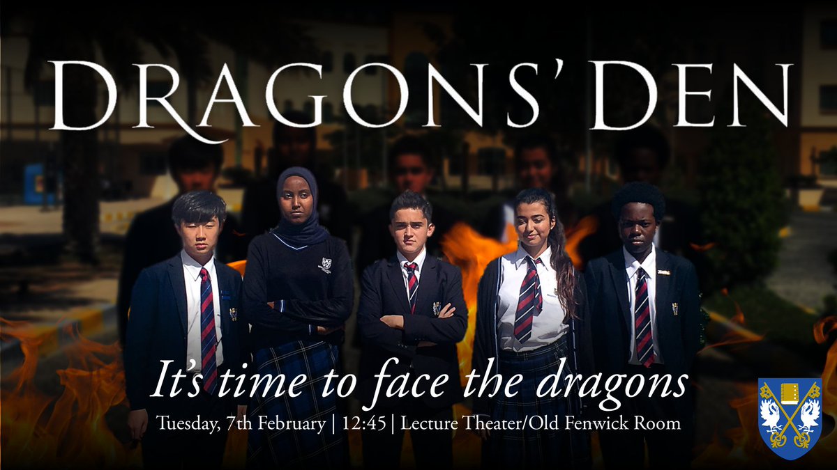 One day to go! Join the Dragons tomorrow to see if our Year 10 students can handle the pressure! <a href="/BCAbuDhabi/">Brighton College AD</a> #DragonsDen #BCADenterprise