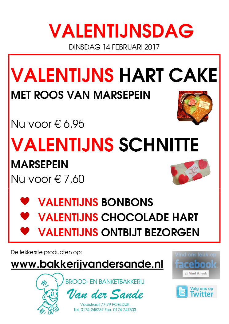 Volgende week Valentijnsdag! Verwen je geliefde met zoetigheid of laat een heerlijk ontbijtje bezorgen! ow.ly/fH2s308ImlW